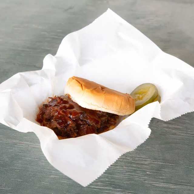 Pulled Pork Sandwich.